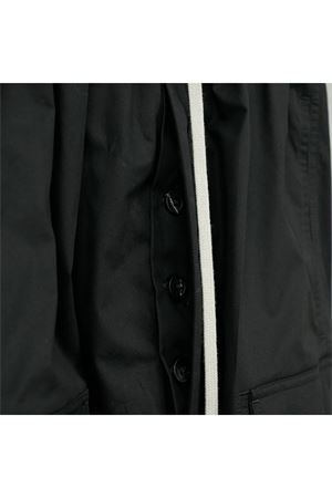 Black cotton cargo shorts RICK OWENS | RU01E5389P09